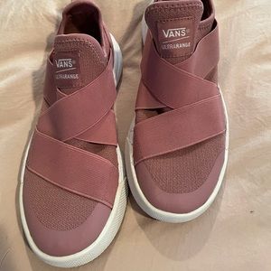 Women’s size 7 pink Van slip on sneakers